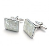 Latest Technology Colorful Brilliancy Excellent Quality Titanium Cufflinks - Free Shipping