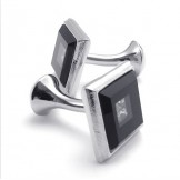 Sophisticated Technology Delicate Colors Excellent Quality Titanium Cufflinks - Free Shipping