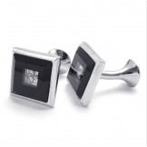 Sophisticated Technology Delicate Colors Excellent Quality Titanium Cufflinks - Free Shipping