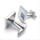 Elegant Shape Color Brilliancy High Quality Titanium Cufflinks - Free Shipping