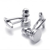 Rational Construction Color Brilliancy Excellent Quality Titanium Cufflinks - Free Shipping