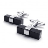Sophisticated Technology Delicate Colors Durable in Use Titanium Cufflinks - Free Shipping