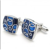 Sophisticated Technology Color Brilliancy Superior Quality Titanium Cufflinks - Free Shipping