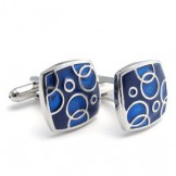 Sophisticated Technology Color Brilliancy Superior Quality Titanium Cufflinks - Free Shipping