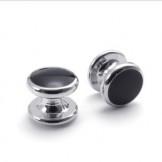 Deft Design Delicate Colors High Quality Titanium Cufflinks And Buttons - Free Shipping
