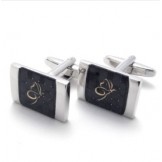 Attractive Design Delicate Colors Dependable Performance Superior Quality Titanium Cufflinks - Free Shipping