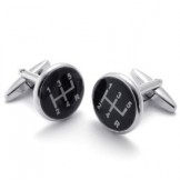 Skillful Manufacture Delicate Colors Reliable Quality Titanium Cufflinks - Free Shipping