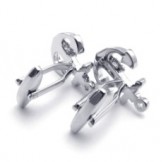Finely Processed Color Brilliancy Reliable Quality Titanium Cufflinks - Free Shipping