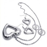 Elegant Shape Color Brilliancy Stable Quality Titanium Jewelry Sets Including Necklace Pendant Earring - Free Shipping