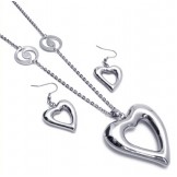 Elegant Shape Color Brilliancy Stable Quality Titanium Jewelry Sets Including Necklace Pendant Earring - Free Shipping