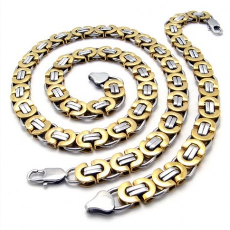Latest Technology Color Brilliancy Superior Quality Titanium Jewelry Set Including Necklace, Bracelet 