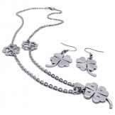 Elegant Shape Color Brilliancy Excellent Quality Titanium Jewelry Sets Including Necklace Pendant Earring - Free Shipping