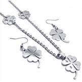Elegant Shape Color Brilliancy Excellent Quality Titanium Jewelry Sets Including Necklace Pendant Earring - Free Shipping