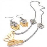 Finely Processed Color Brilliancy High Quality Titanium Jewelry Sets Including Necklace Pendant Earring - Free Shipping