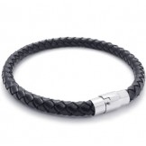 Deft Design Delicate Colors High Quality Titanium Leather Bracelet