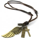 Skillful Manufacture Delicate Colors Reliable Quality Titanium Leather Necklace