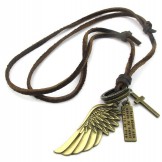 Skillful Manufacture Delicate Colors Reliable Quality Titanium Leather Necklace