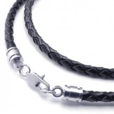 Deft Design Delicate Colors World-wide Renown Titanium Leather Necklace