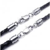 Deft Design Delicate Colors World-wide Renown Titanium Leather Necklace