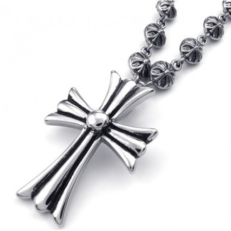 Skillful Manufacture Delicate Colors Stable Quality Titanium Cross Pendant 