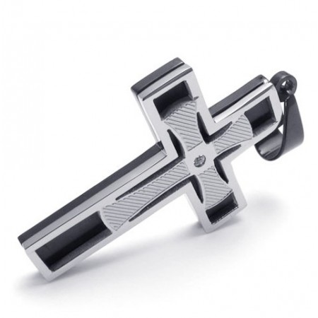 Professional Design Delicate Colors Selling Well all over the World Titanium Cross Pendant