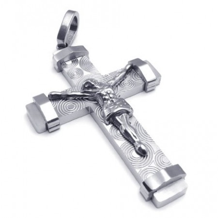 Sophisticated Technology Delicate Colors The Queen of Quality Titanium Cross Pendant