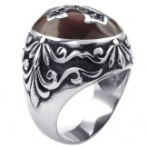 Skillful Manufacture Beautiful in Colors Stable Quality Titanium Ring