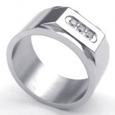 Finely Processed Color Brilliancy Stable Quality Titanium Ring