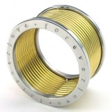 Rational Construction Color Brilliancy Stable Quality Titanium Ring