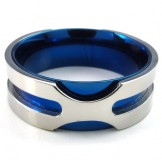 Elegant Shape Beautiful in Colors Reliable Quality Titanium Ring