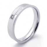 Elegant Shape Color Brilliancy Stable Quality Titanium Ring