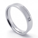 Elegant Shape Color Brilliancy Stable Quality Titanium Ring