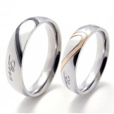 Beautiful Design Color Brilliancy Superior Quality Titanium Ring