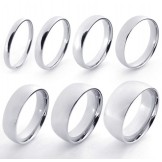 Skillful Manufacture Color Brilliancy Stable Quality Titanium Ring