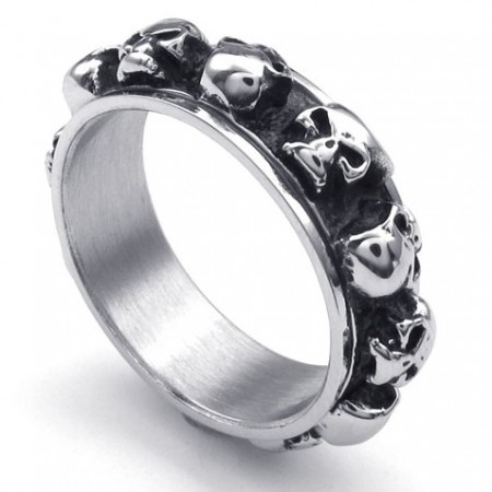 Modern Design Delicate Colors Reliable Quality Titanium Ring