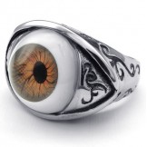 Beautiful Design Color Brilliancy Stable Quality Titanium Ring