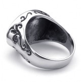 Beautiful Design Color Brilliancy Stable Quality Titanium Ring