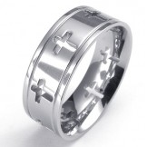 Beautiful Design Color Brilliancy Excellent Quality Titanium Ring