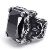 Attractive Design Color Brilliancy Stable Quality Titanium Ring