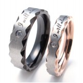 Elegant Shape Color Brilliancy Reliable Reputation Titanium Ring
