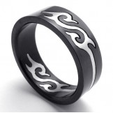 Latest Technology Delicate Colors Durable in Use Titanium Ring