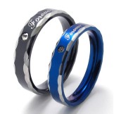 Deft Design Color Beautiful in Colors High Quality Titanium Ring
