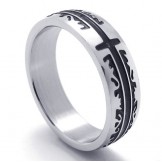 Fashionable Patterns Color Brilliancy Reliable Quality Titanium Ring