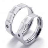 Elegant Shape Color Brilliancy Durable in Use Titanium Ring