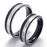 Elegant Shape Delicate Colors High Quality Titanium Ring