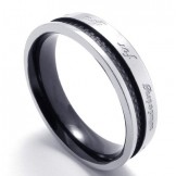 Deft Design Delicate Colors Superior Quality Titanium Ring