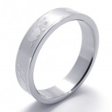 Finely Processed Color Brilliancy to Enjoy High Reputation at Home and Abroad Titanium Ring