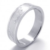 Skillful Manufacture Color Brilliancy to Win Warm Praise from Customers Titanium Ring
