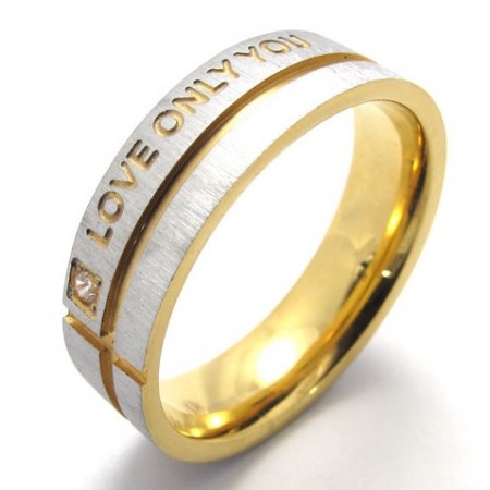 Elegant Shape Beautiful in Colors Stable Quality Titanium Ring
