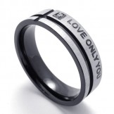 Skillful Manufacture Delicate Colors The King of Quantity Titanium Ring